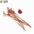 High Quality In Stock Bamboo Cocktail Picks Fruit Knot Stick With Decorate